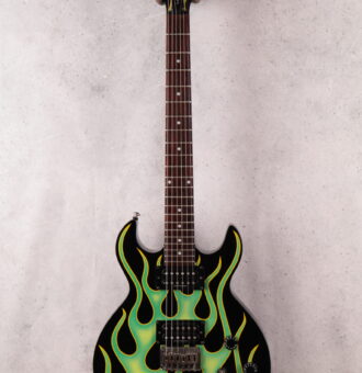 Schecter S-1 Flame 2003 Korea "Green Flame"