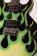 Schecter S-1 Flame 2003 Korea "Green Flame" - Image 8