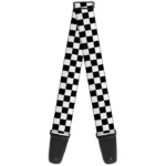 Buckledown Black and White Checkered Pattern