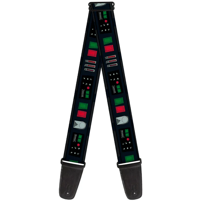 dv Buckledown Star Wars Darth Vader Utility Belt Guitar Strap - Image 1