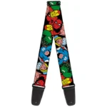 Buckledown Marvel Characters Guitar Strap