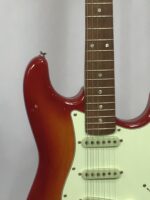 Squier Standard Stratocaster 2004 China Cherry Sunburst - Image 3