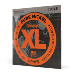 D'Addario EPN110 XL Pure Nickel Regular Light 10-45 Electric Guitar - Image 2