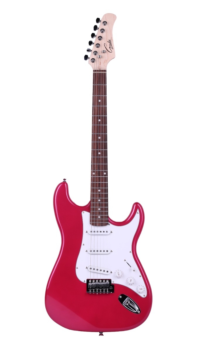 IMG_2043 Gould Santa FE strat - pink raspberry - Image 1