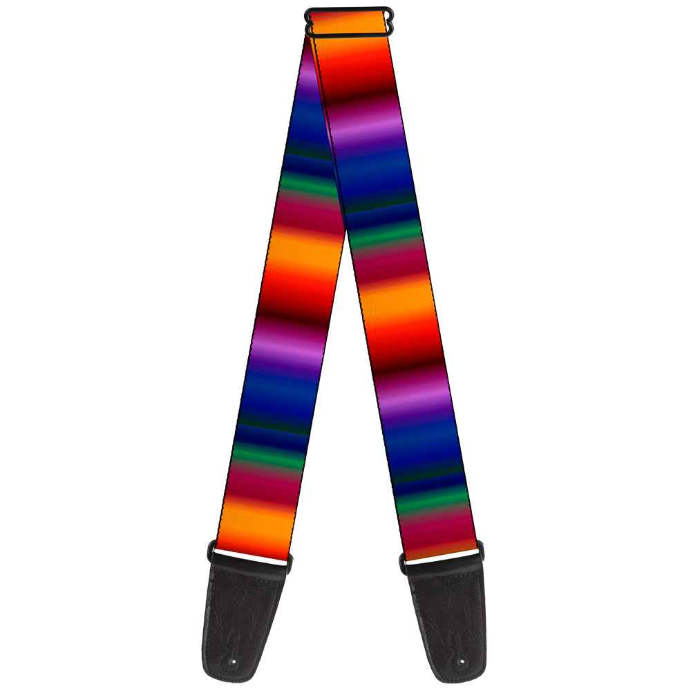 GS-W32625 Zarape3 Vertical Multi Color Guitar Strap