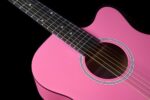 BF100BPK  BRUNSWICK GRAND AUDITORIUM CUTAWAY BABY PINK - Image 3