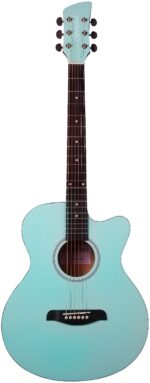 BF100MGR  BRUNSWICK GRAND AUDITORIUM CUTAWAY MINT GREEN - Image 2