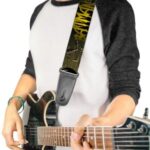Batman Signals and Flying Bats Guitar Strap - Image 3