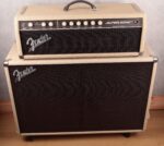 2010 fender super sonic head+cab +cover